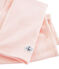 Leggings bambino in lana e cotone rosa CHARME/bianco MARSHMALLOW