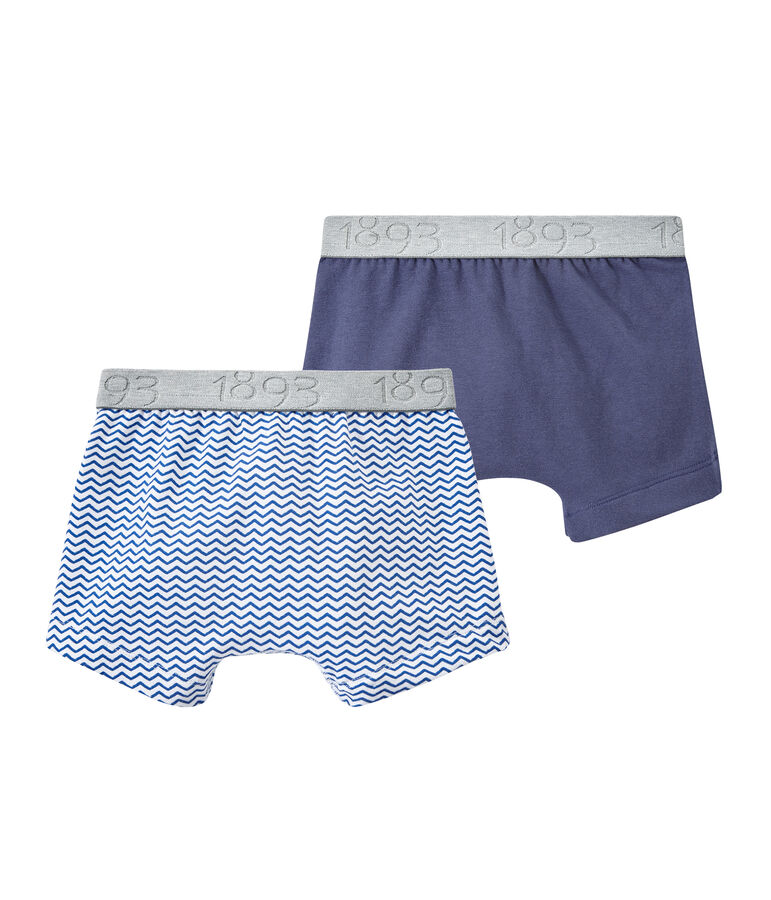 Lotto di 2 boxers per bambino bianco LOT