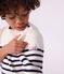 Pullover in misto lana e cotone a righe bambino blu MARSHMALLOW/ SOIR