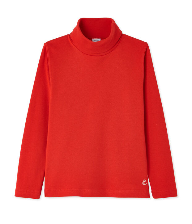 Dolcevita unisex tinta unita rosso