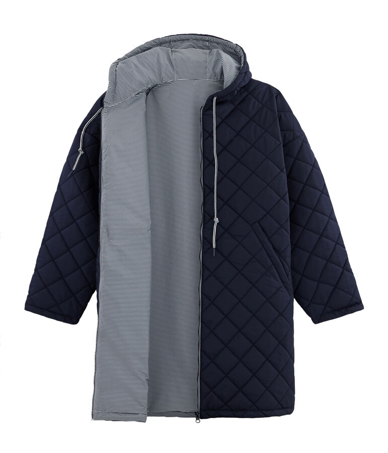 Giacca a vento calda lunga unisex blu SMOKING