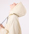 Cerata con cappuccio donna ecru