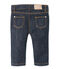 Pantalone slim bebè unisex in jeans blu JEAN