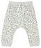 Pantalone bebè maschio in molleton leggero bianco MARSHMALLOW/bianco MULTICO