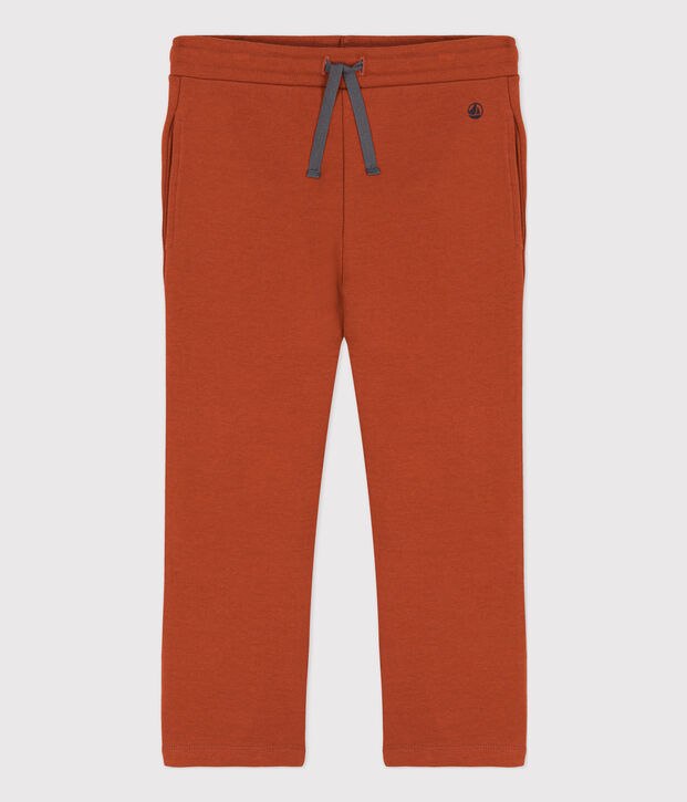 Pantaloni in cotone bambina marrone