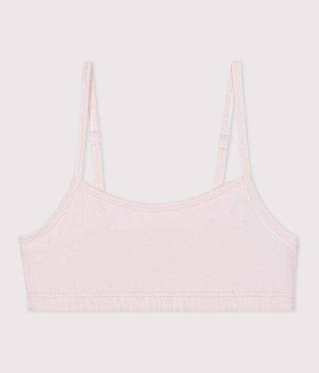 Bralette in cotone ed elastan tinta unita donna FLEUR