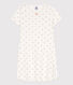 Camicia da notte bambina in cotone con palme