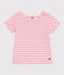 T-shirt a righe in jersey fiammato bambina AVALANCHE/ SHOCKING
