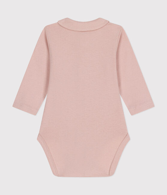 Body manica lunga e colletto bebè rosa SALINE