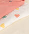 Set da 3 body incrociati a maniche lunghe in cotone stampato neonato variante 2