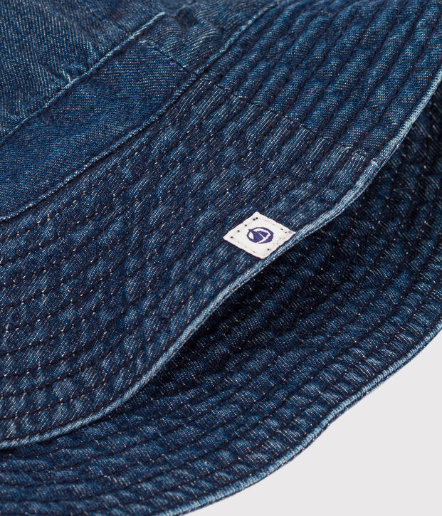 Bob beb&egrave; in denim di cotone biologico blu