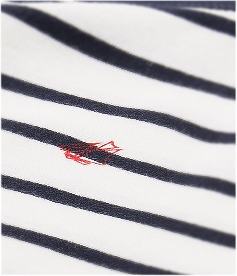 Pigiama per bambino a righe bianco/blu