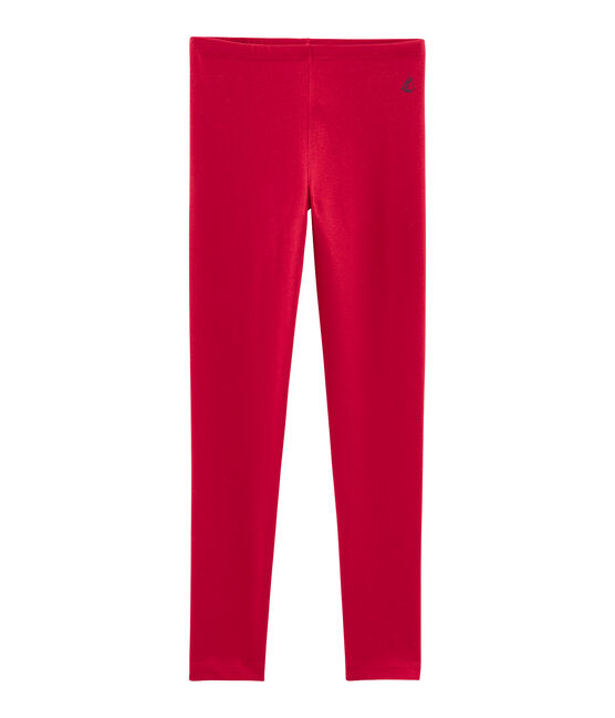 Legging bambina rosso TERKUIT
