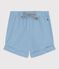 Shorts in cotone tinta unita neonato blu FLO