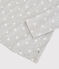 Pigiama bambino fantasia stellata in cotone grigio BELUGA/bianco MARSHMALLOW