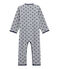 Tutina da bambino in pile grigio SUBWAY/blu LOGO