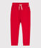 Pantaloni joggers in felpa bambino rosso PEPS