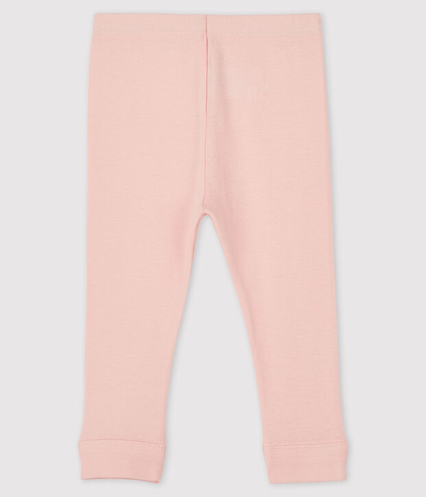 Leggins per beb&egrave; in cotone rosa