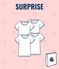 Lotto a sorpresa di 4 T-shirt a maniche corte bambina variante 1