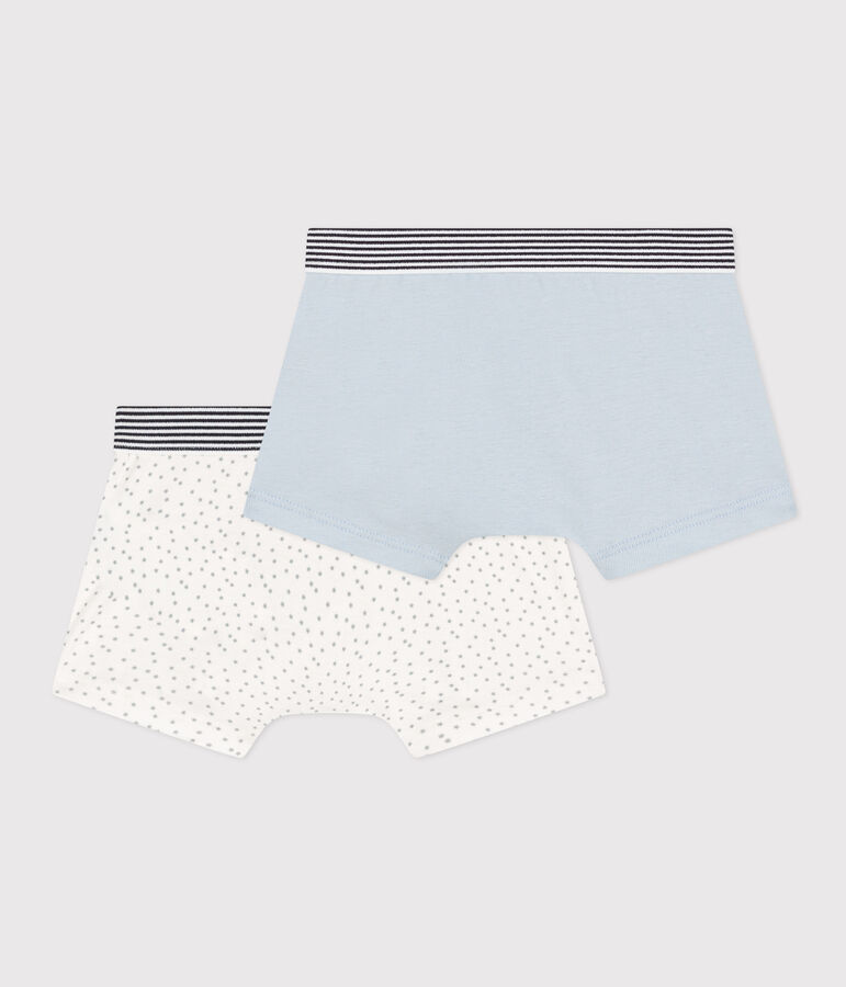 Confezione da 2 boxer bambino in cotone motivo stella multicolore