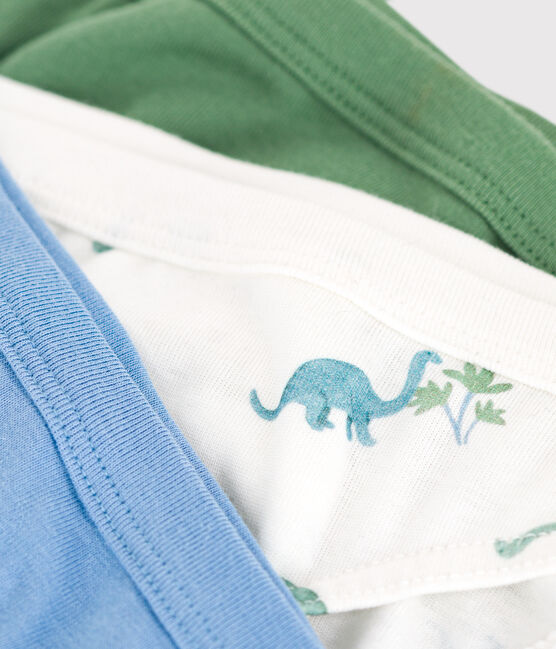 Set di 3 slip in cotone con dinosauri stampati bambino variante 1