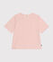 T-shirt Le Boxy in tubique donna rosa AVALANCHE/ ROSELINE