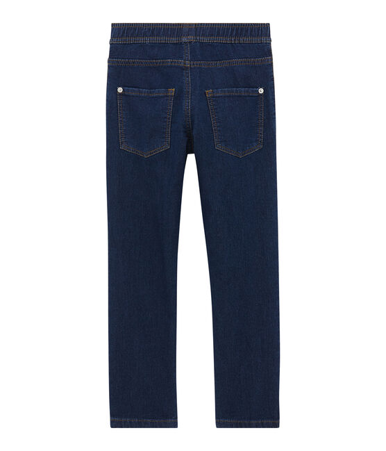 Pantalone per bambino in denim blu BLEU DENIM