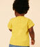T-shirt a maniche corte in jersey leggero bebè giallo NECTAR