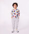 Joggers in cotone tinta unita bambino grigio FUMEE CHINE