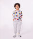 Joggers in cotone tinta unita bambina