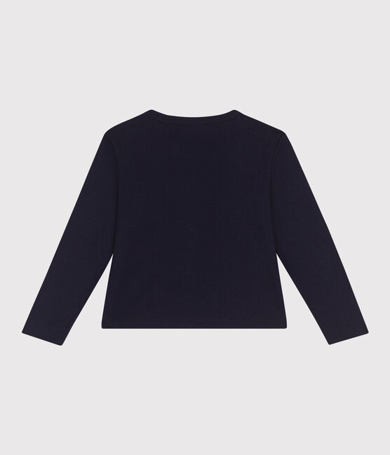 Cardigan in cotone tinta unita bambino blu SMOKING