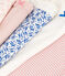 Set di 5 body con spalline a fiori bebè in cotone variante 1