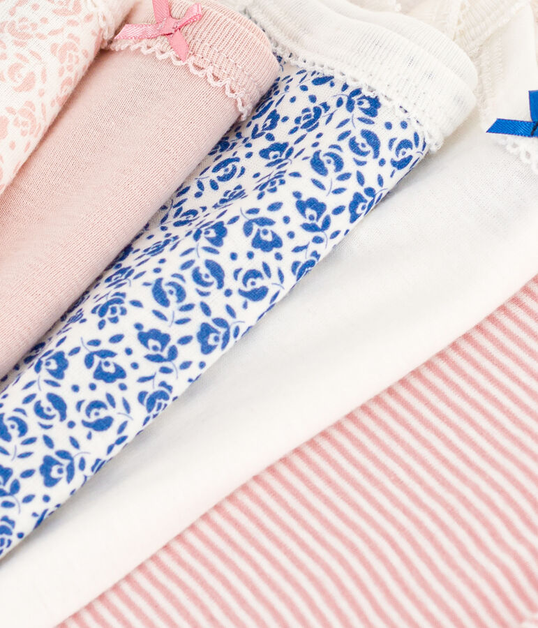 Set di 5 body con spalline a fiori beb&egrave; in cotone multicolore