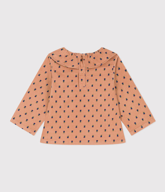 Blusa a manica lunga in velluto per bebè SIENNA/ MULTICO