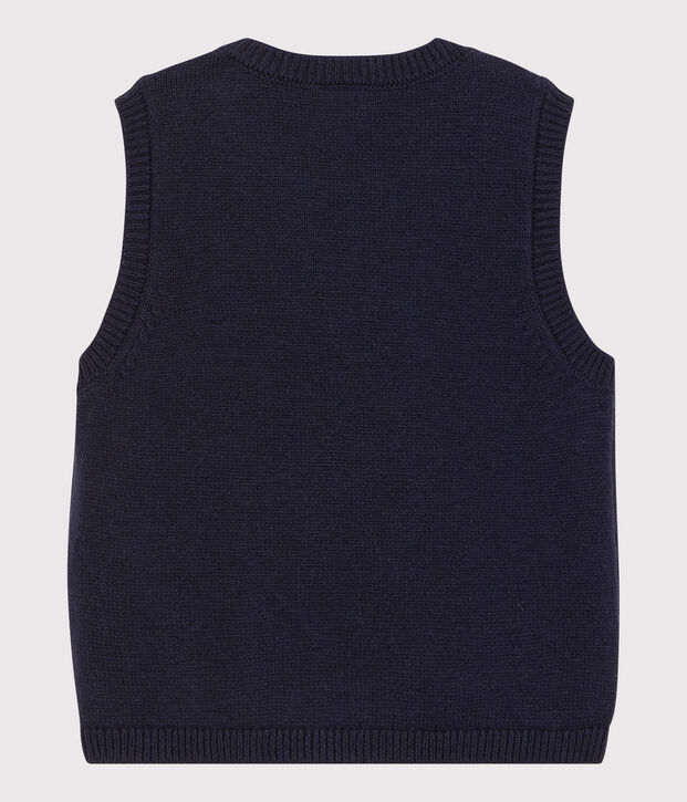 Pullover in lana e cotone beb&egrave;. SMOKING