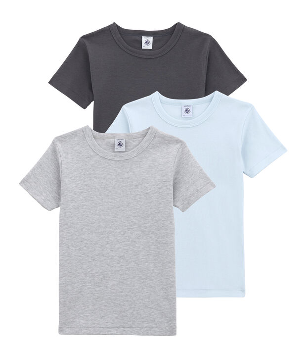Lotto di 3 t-shirts a maniche corte per bambino multicolore