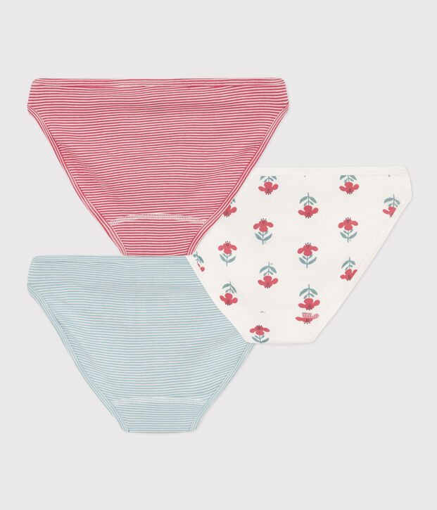 Confezione da 3 slip in cotone donna multicolore