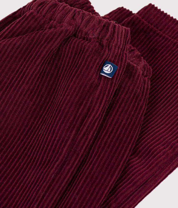 Pantaloni in velluto tinta unita neonato TRUFFE