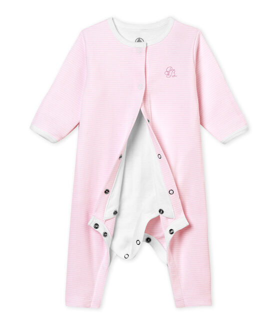 Bodygiama®per bebé unisex rosa VIENNE/bianco ECUME
