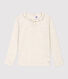 T-shirt bambina a maniche lunghe in cotone