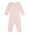 Tutina bebè bambina in lana e cotone rosa VIENNE/rosa GRETEL
