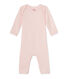 Tutina bebè bambina in lana e cotone