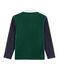 Polo rugby bambino verde SOUSBOIS/blu SMOKING
