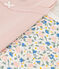 Confezione da 2 t-shirt bambina a maniche corte in cotone a fiori variante 1