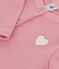 Cardigan in tessuto felpato tinta unita bambina rosa CHARME