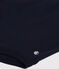 Body con colletto polo in cotone a manica corta bebè blu SMOKING