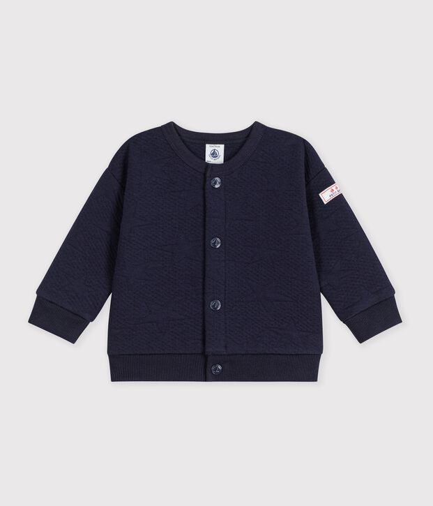 Cardigan in cotone spesso con motivo a stelle neonata SOIR