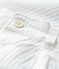 Pantaloni da cerimonia a righe in popeline da bebè maschio bianco MARSHMALLOW