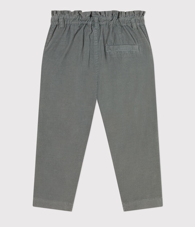 Pantaloni dritti in velluto fine bambina THUYA