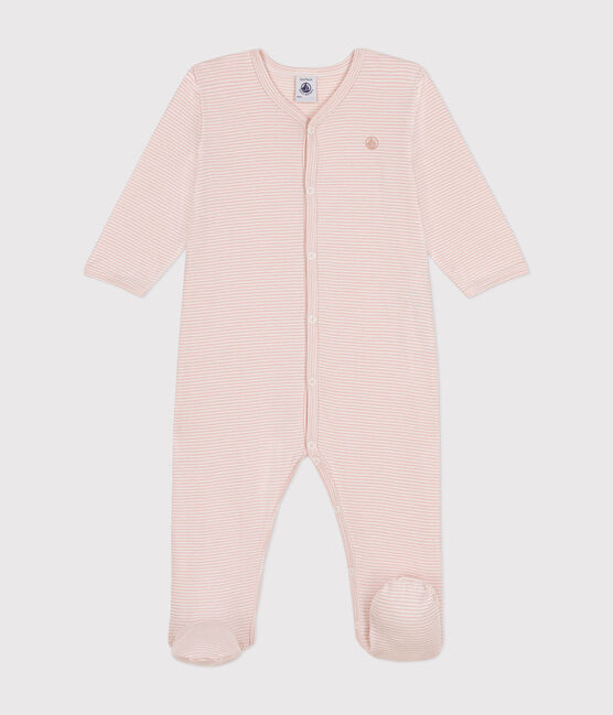 Pigiama in cotone neonato SALINE/ MARSHMALLOW